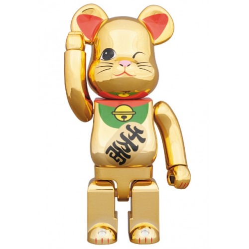 BE@RBRICK 招き猫 金メッキ四 千萬兩 400％