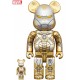 BE@RBRICK SORAYAMA IRONMAN REVERSE 空山基 400％+100％