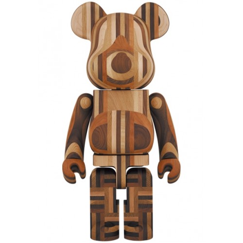 BE@RBRICK カリモク 寄木 1000％