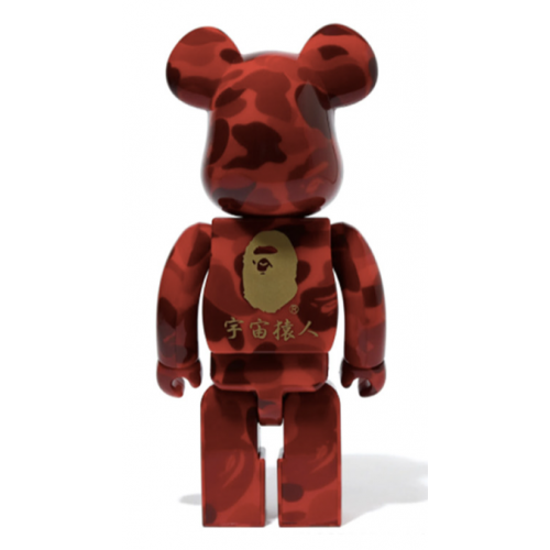 Be@rbrick x 招財貓達摩 x A Bathing Ape bape 400%