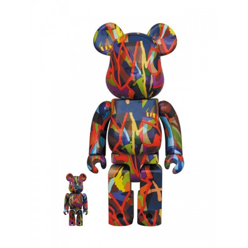 BE@RBRICK ✖️ KAWS Tension Tokyo First 2021 400%+100%