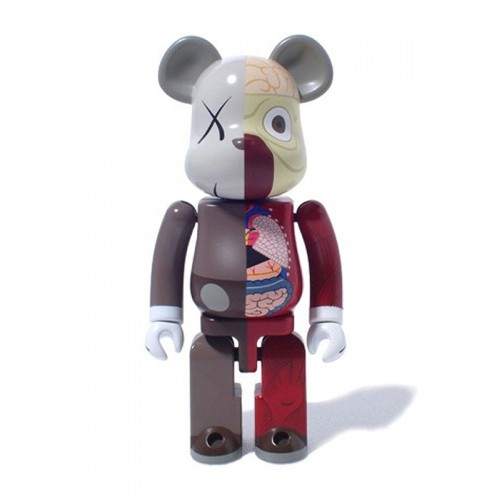 BEARBRICK ✖️ KAWS DISSECTED COMPANION BROWN 200%