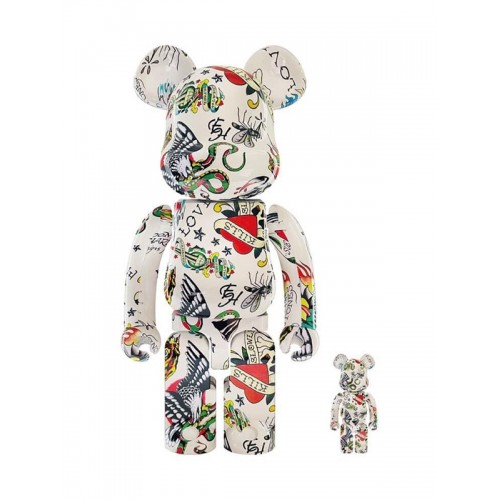 BE@RBRICK ✖️ ED HARDY 400%+100%