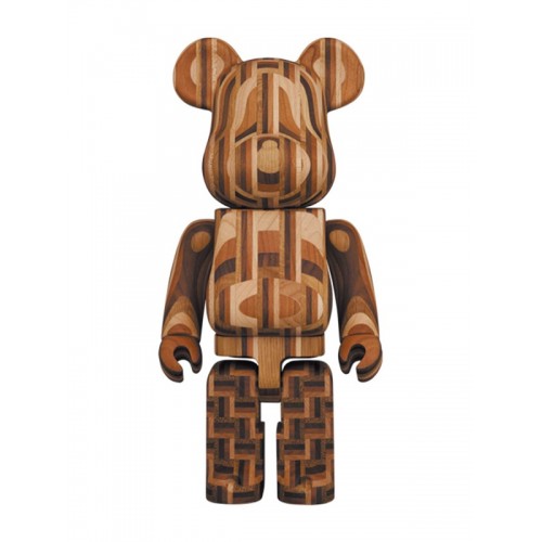 BE@RBRICK ✖️ Karimoku Yosegi 2 寄木 2nd 25th 週年 400%