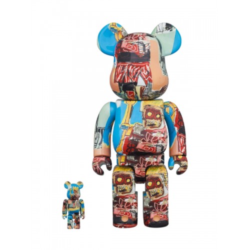 BE@RBRICK ✖️ JEAN-MICHEL BASQUIAT #6 400% + 100％