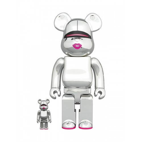 BE@RBRICK ✖️ HAJIME SORAYAMA ✖️ 2G SLIVER 400%+100%