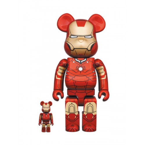 BE@RBRICK ✖️ Ironman Mark 3 100%+400%