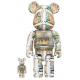 BE@RBRICK Jean-Michel Basquiat King Pleasure 100％ & 400％