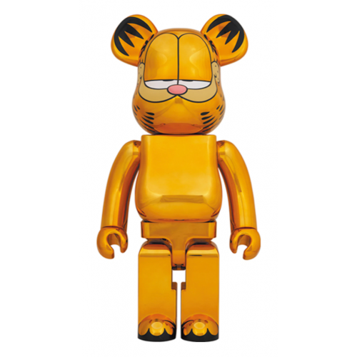 BEARBRICK x GARFIELD GOLD CHROME VER. 1000%