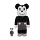 BE@RBRICK ✖️ MICKEY MOUSE (VINTAGE B&W Ver.) 400% + 100％