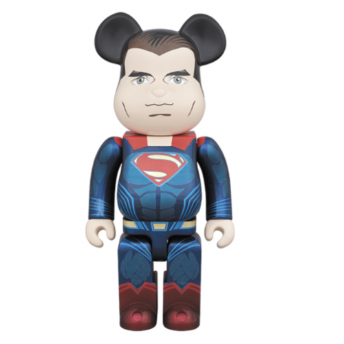 BEARBRICK x SUPERMAN 400% NAVY/RED