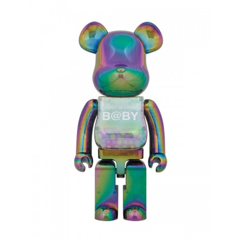 BE@RBRICK ✖️ MY FIRST BE@RBRICK B@BY CLEAR BLACK CHROME Ver. 1000％