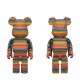 BE@RBRICK カリモク fragmentdesign × HAROSHI 400％ polygon+carved wooden set