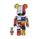 BE@RBRICK ✖️ Piet Mondrian 400% + 100％