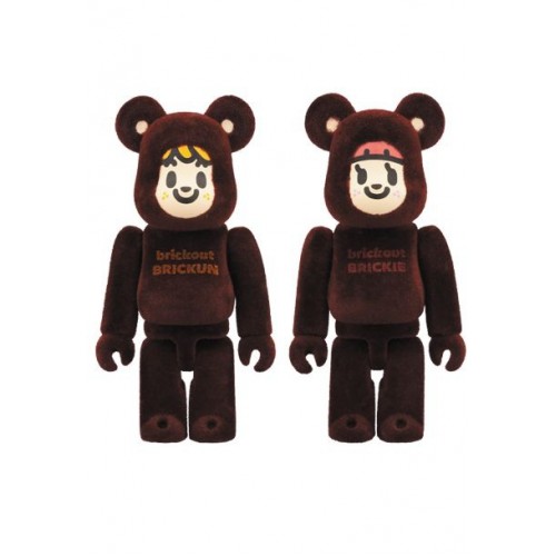 BE@RBRICK x Tarout 100% brickout Brickun & Brickie