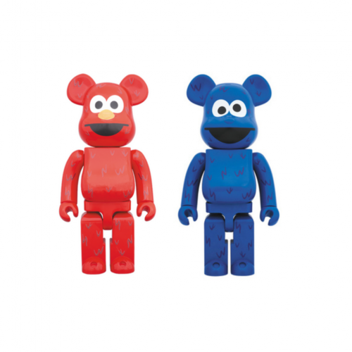 BEARBRICK X SESAME STREET ELMO 400% RED+BLUE