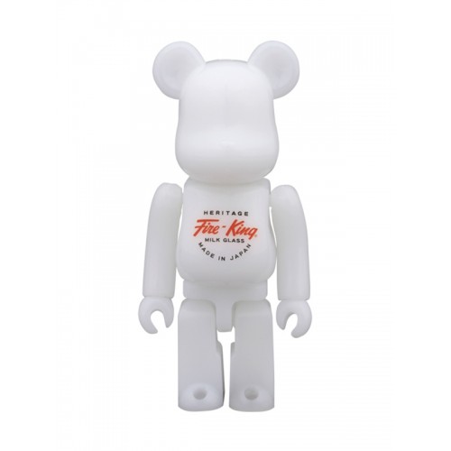 BE@RBRICK ✖️ {Fire-King} WHITE  100%