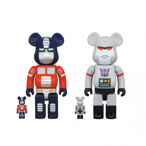 BE@RBRICK MEGATRON x OPTIMUS PRIME 400+100%