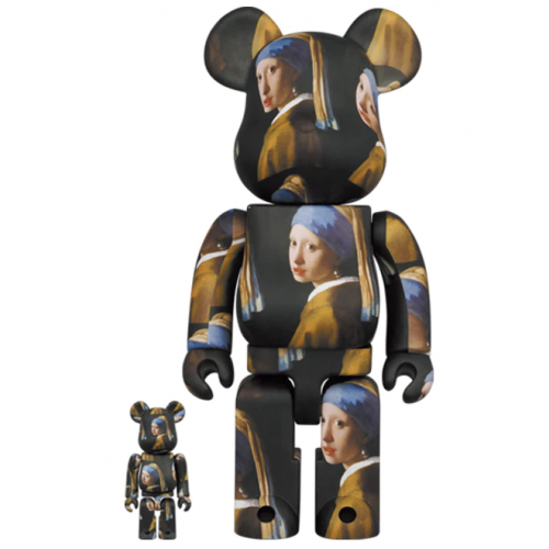 Be@rbrick x Johannes Vermeer (Girl with a Pearl Earring) 400+100%