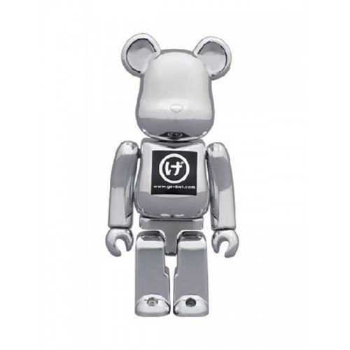 BE@RBRICK ✖️ Genbei (Silver) 100%