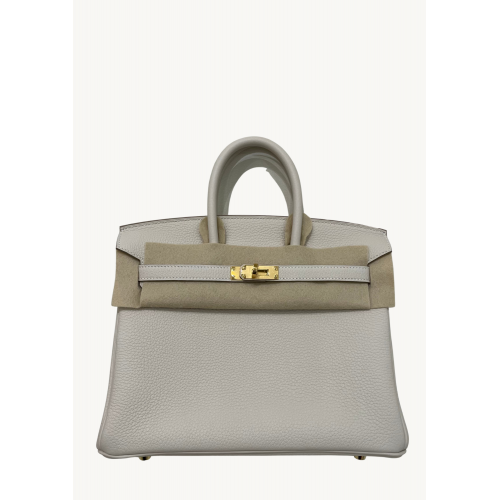 Birkin 25 Craie / Gold