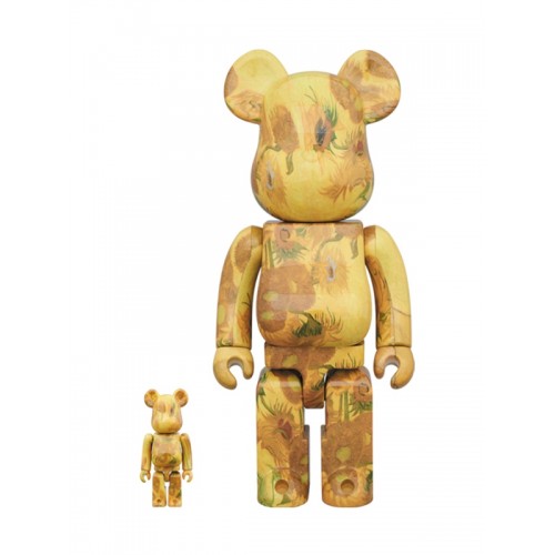 BE@RBRICK ✖️ 「Van Gogh Museum」Sunflowers 400% + 100％