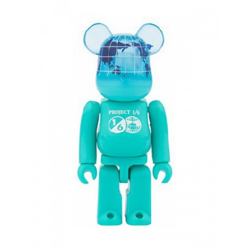 BE@RBRICK ✖️ Earth Project 1/6 (Green) 100%