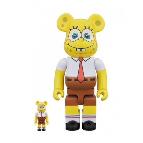 BE@RBRICK ✖️ SpongeBob  400% + 100％