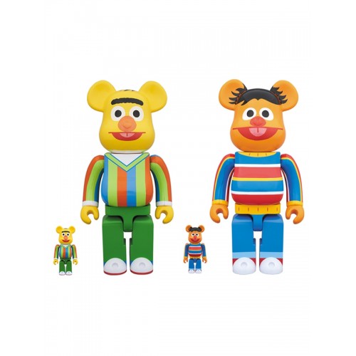 BE@RBRICK ✖️ Ernie & Bert 400% + 100％