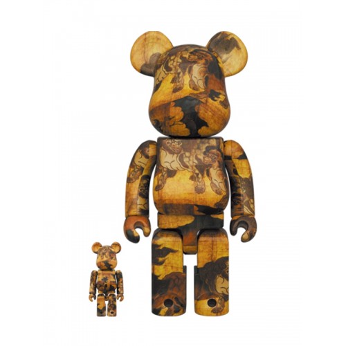 BE@RBRICK ✖️ 狩野永徳「唐獅子図屏風」 400% + 100％