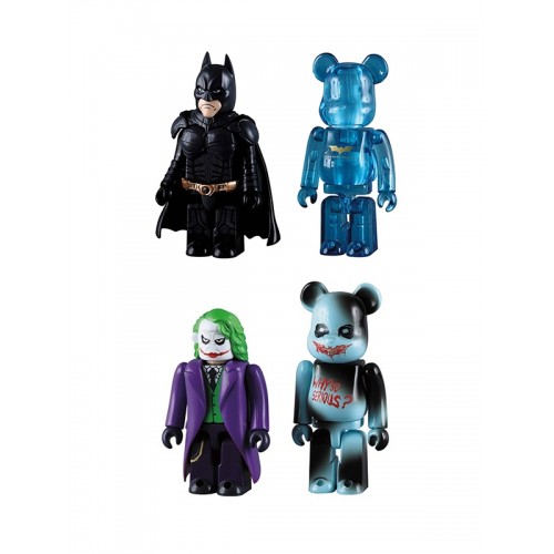 BE@RBRICK ✖️ Batman Joker Bearbrick & Kubrick Boxset 100%