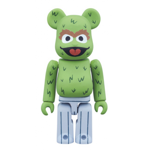 BEARBRICK X SESAME STREET OSCAR 400% GREEN