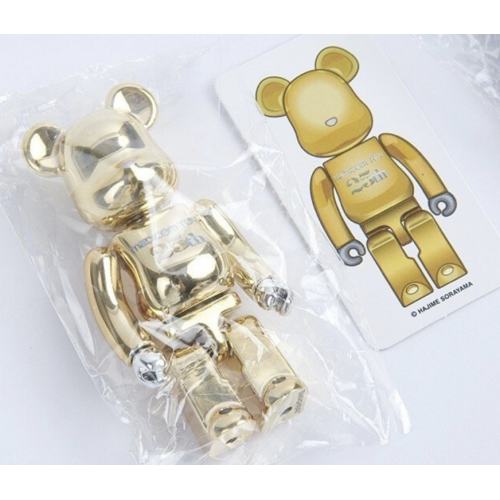 BE@RBRICK x SERIES 42 25th GOLD 100%