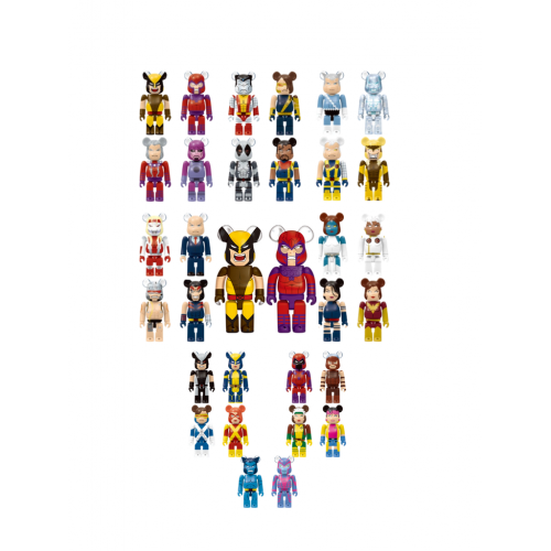 BE@RBRICK ✖️ Happyくじ X-MEN (1SET) 1-20 + A-E + 400% *2