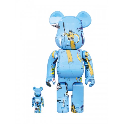 BE@RBRICK ✖️ JEAN-MICHEL BASQUIAT #4 400% + 100％