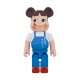 BE@RBRICK ✖️ Peko牛奶妹 ペコちゃん 不二家 The overalls girl 1000%