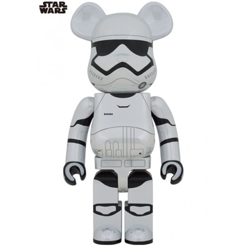 BE@RBRICK FIRST ORDER STORMTROOPER(TM) (The Force Awakens Ver.) CHROME Ver.1000％