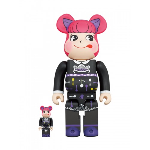 BE@RBRICK ✖️ 牛奶妹 x ANNA SUI ANNA SUI × ペコラ 400% + 100％