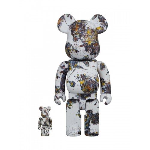 BE@RBRICK ✖️ Jackson Pollock #3 400% + 100％