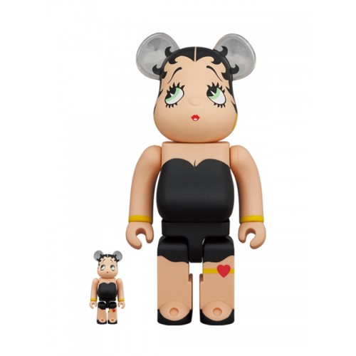 BE@RBRICK ✖️ Betty Boop(TM) BLACK Ver.  400% + 100％