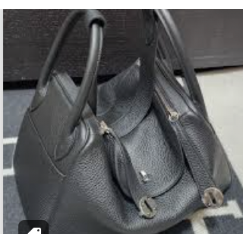 %Hermes Lindy 30  黑色/銀扣/stamp D/塵袋/盒