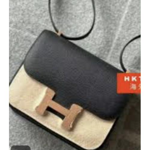 Hermes mini Constance  黑色/ 金扣/Epsom/ stamp w