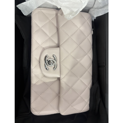 Chanel CF 20 香芋紫 /银扣/ 晶片款/fullset